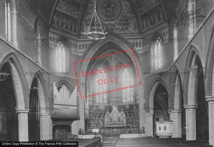 Photo of Eastbourne, St Saviour's Church Interior 1890