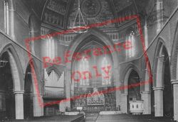 St Saviour's Church Interior 1890, Eastbourne