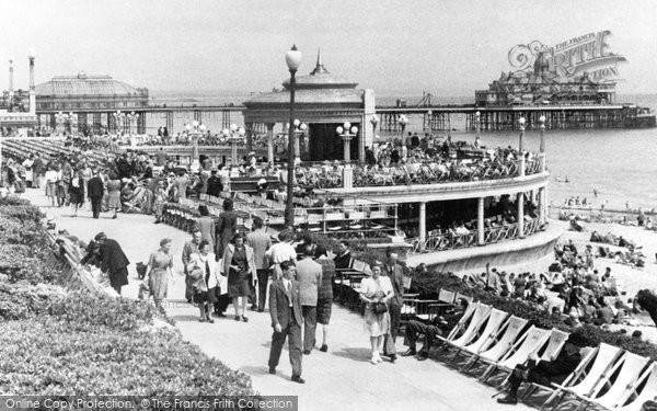 Photo of Eastbourne, The Bandstand And Pier 1947