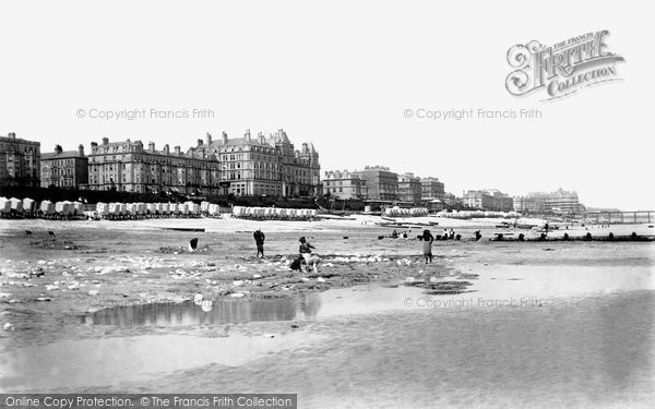 Photo of Eastbourne, The Beach 1894