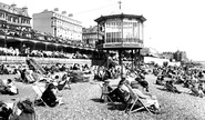 The Beach And Bandstand 1921, Eastbourne