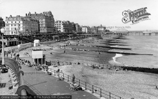 Photo of Eastbourne, The Beach c.1960
