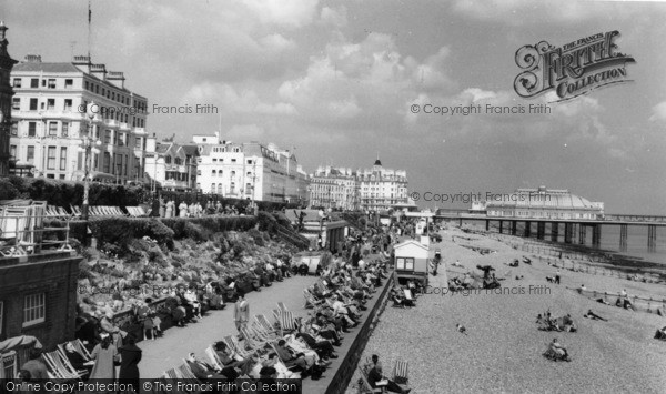 Photo of Eastbourne, The Beach c.1960
