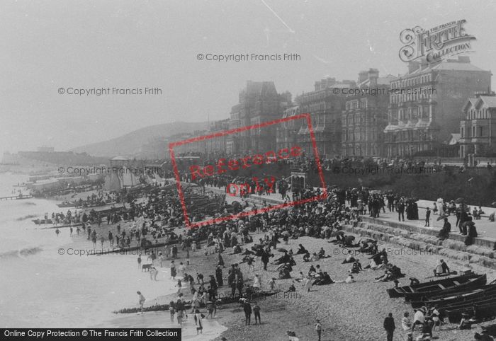 Photo of Eastbourne, The Beach From The Pier 1894