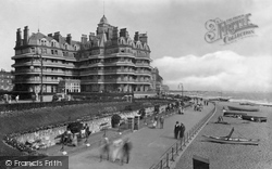 The Promenade And Queen's Hotel 1912, Eastbourne
