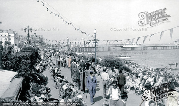 Photo of Eastbourne, The Promenade c.1955
