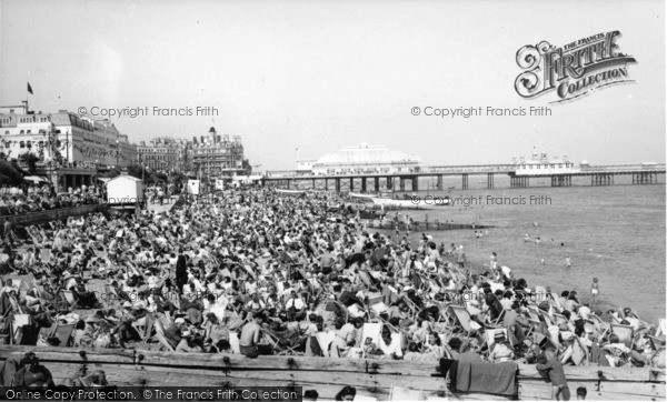 Photo of Eastbourne, The Sands c.1960