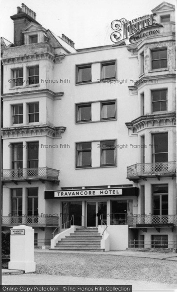 Photo of Eastbourne, Travancore Hotel c.1960