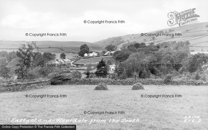 Photo of Eastgate In Weardale, From The South c.1939