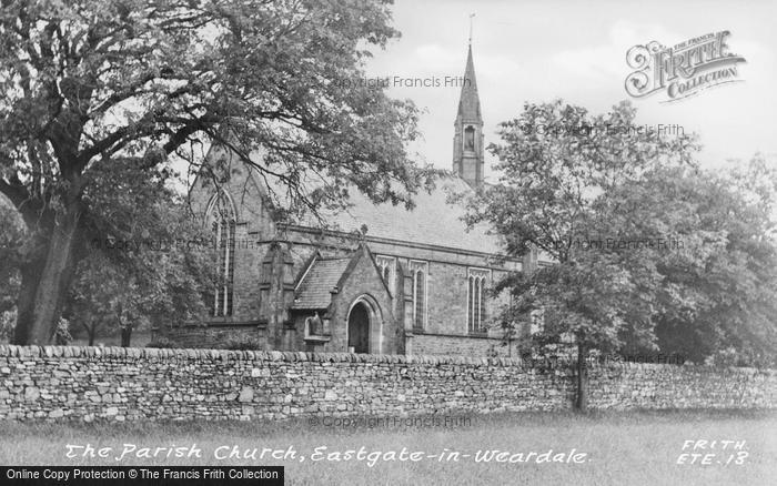 Photo of Eastgate In Weardale, The Parish Church c.1939