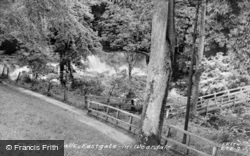 Eastgate-In-Weardale, The Waterfalls c.1939, Eastgate
