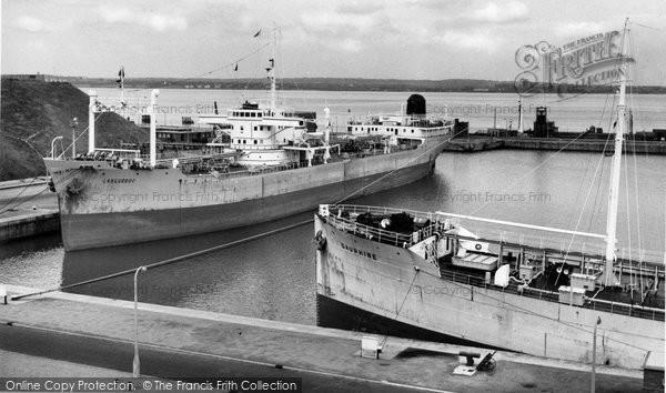 Photo of Eastham, Queen Elizabeth II Dock c.1955