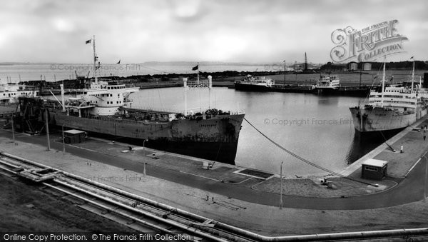 Photo of Eastham, Queen Elizabeth II Dock c.1955