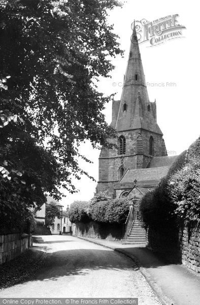 Photo of Eastham, The Church And Church Lane c.1955