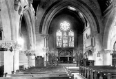 Church Interior 1901, Easthampstead