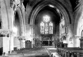 Church Interior 1901, Easthampstead