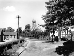 The Village And Church c.1960, Easthampstead