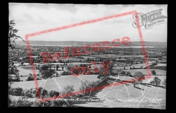 View Towards River Severn From Frocester Hill c.1955, Eastington