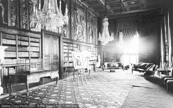 Photo of Eastnor, Castle, The Long Library c.1965