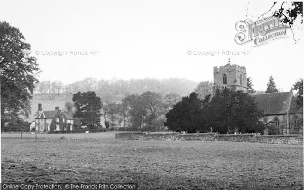 Photo of Eastnor, The Church And Vicarage c.1955