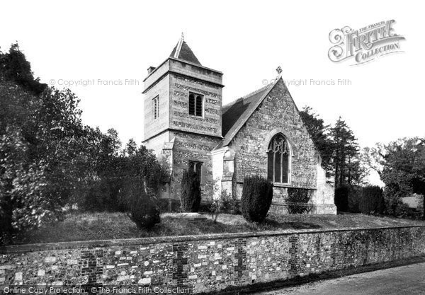 Photo of Easton Royal, Holy Trinity Church c.1955