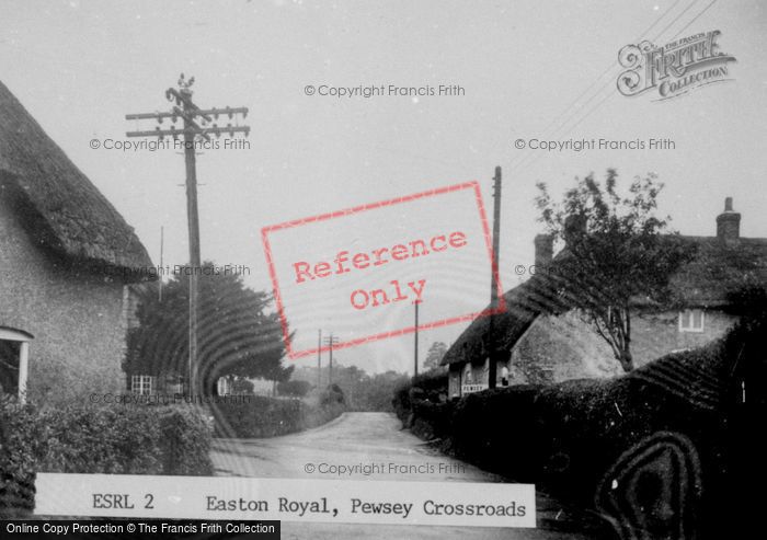 Photo of Easton Royal, Pewsey Crossroads c.1955