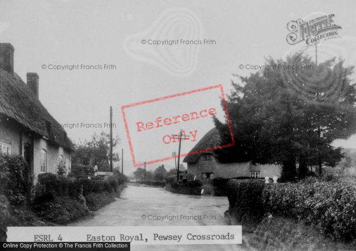 Photo of Easton Royal, Pewsey Crossroads c.1955