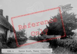 Pewsey Crossroads c.1955, Easton Royal
