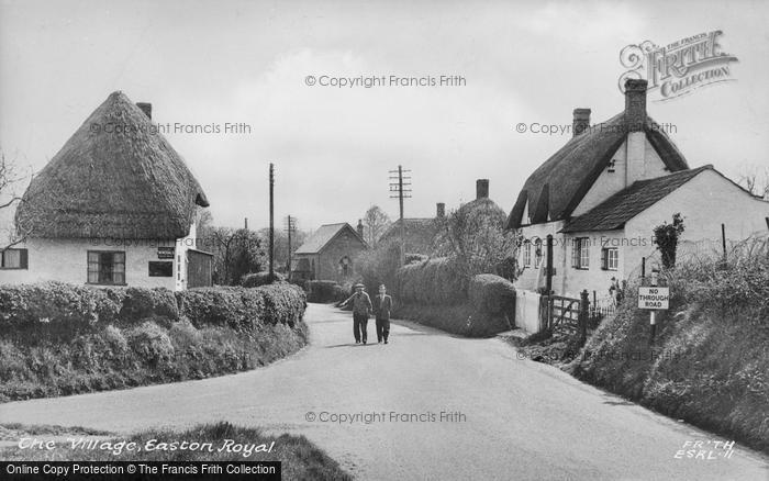 Photo of Easton Royal, The Village c.1955