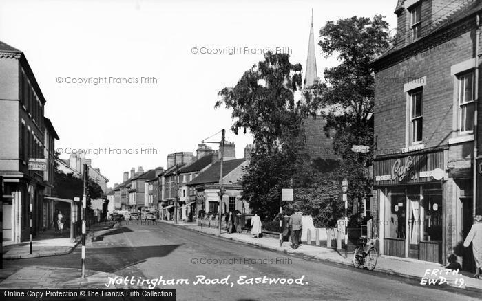 Photo of Eastwood, Nottingham Road c.1960