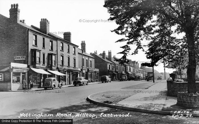 Photo of Eastwood, Nottingham Road, Hilltop c.1960