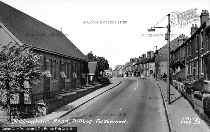 Photo of Eastwood, Nottingham Road, Hilltop c.1960