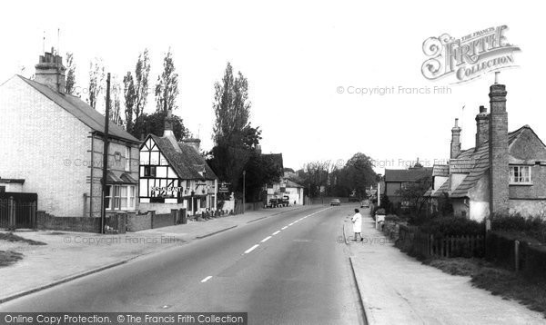 Photo of Eaton Socon, Old Plough And Great North Road c.1960