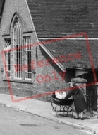 Pushing A Pram On School Lane c.1960, Eaton Socon