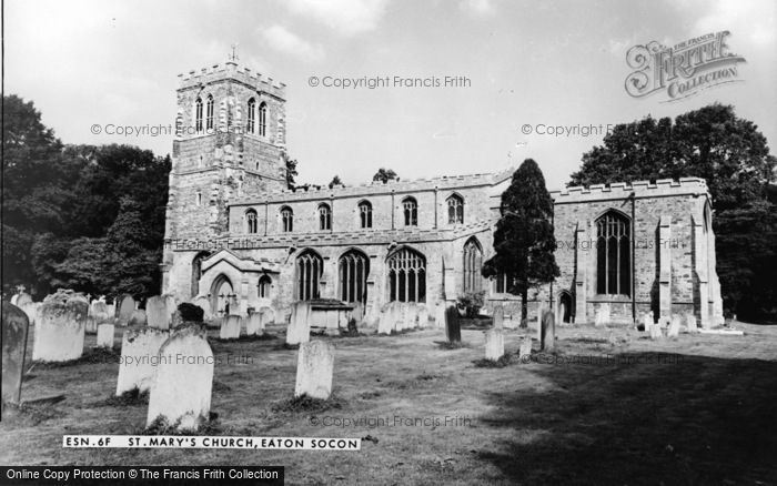 Photo of Eaton Socon, St Mary's Church c.1955
