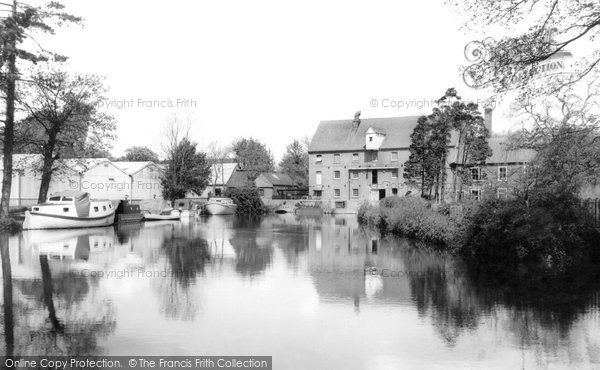 Photo of Eaton Socon, The Mill And The Great Ouse c.1960