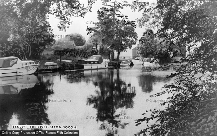 Photo of Eaton Socon, The River c.1960