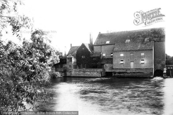 Photo of Eaton Socon, The River Mill 1897