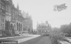 Eaton, The Hall, The Terrace 1914, Eaton Hall