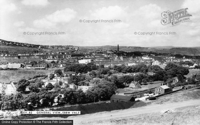 Photo of Ebbw Vale, General View c.1960