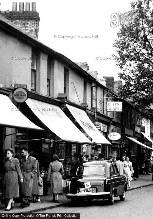 Photo of Ebbw Vale, Shopping In Bethcar Street 1956