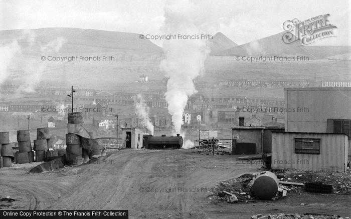 Photo of Ebbw Vale, Steam Train 1962