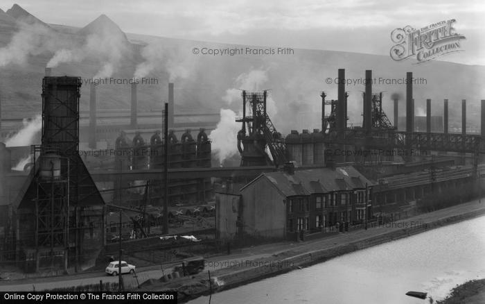 Photo of Ebbw Vale, Steel Works 1962