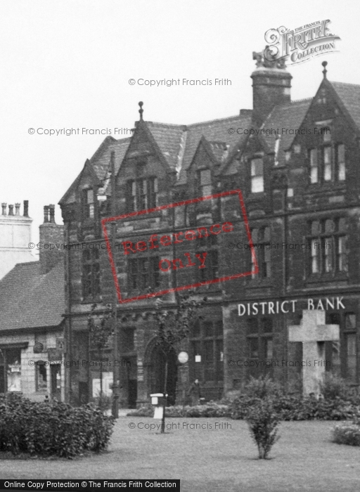 Photo of Eccles, District Bank, Church Street c.1955