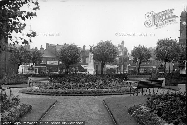 Photo of Eccles, Library Gardens c.1955