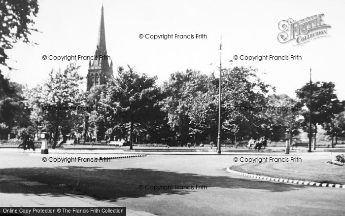 Photo of Eccles, Monton Church c.1950