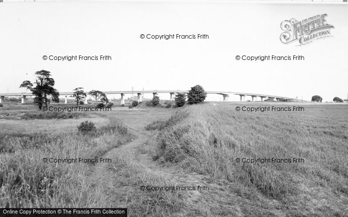 Photo of Eccles, New Barton Bridge c.1965