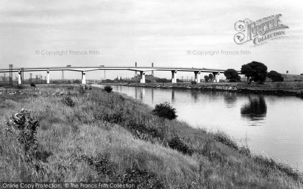 Photo of Eccles, New Barton Bridge c.1965