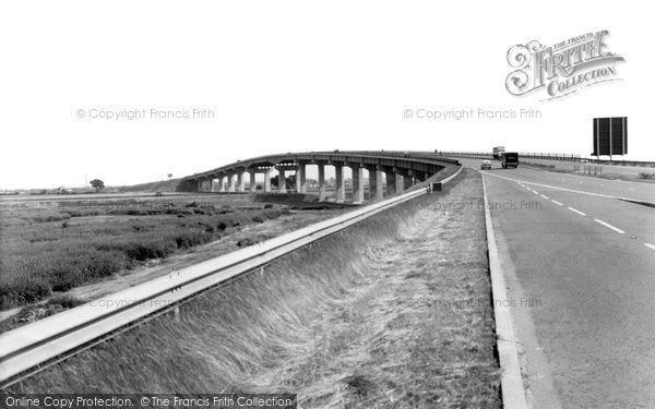 Photo of Eccles, New Barton Bridge c1965