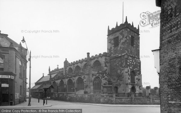 Photo of Eccles, Old Parish Church c.1955